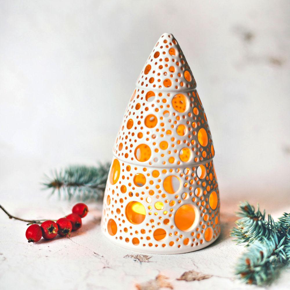 Handmade candle holder is the best Christmas gift. Candle holder is made out of ceramic and hand-carved to perfection. Ceramic candle holder will bring coziness to any room decor. Ceramic candle holder is essential for decorating any household. 