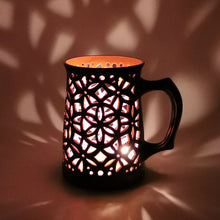 Load image into Gallery viewer, Ceramic Candle Holder with Handle - Candle holders - CozyHomeIdeas
