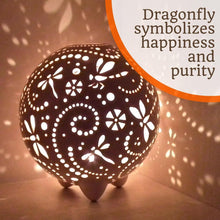 Load image into Gallery viewer, Handmade candle holder is the best wedding gift. Candle holder is made out of ceramic and hand-carved to perfection. Ceramic candle holder will bring coziness to any room in the house. Ceramic candle holder is essential for decorating any household.
