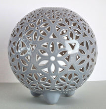 Load image into Gallery viewer, Handmade candle holder is the best wedding gift. Candle holder is made out of ceramic and hand-carved to perfection. Ceramic candle holder will bring coziness to any room in the house. Ceramic candle holder is essential for decorating any household.
