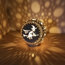 Load image into Gallery viewer, Handmade candle holder is the best wedding gift. Candle holder is made out of ceramic and hand-carved to perfection. Ceramic candle holder will bring coziness to any room in the house. Ceramic candle holder is essential for decorating any household.
