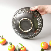 Load image into Gallery viewer, Hand - Carved Ceramic Fruit Plate - Ceramic Plate - CozyHomeIdeas
