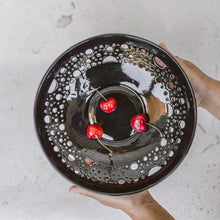 Load image into Gallery viewer, Hand - Carved Ceramic Serving Plates - Ceramic Plate - CozyHomeIdeas
