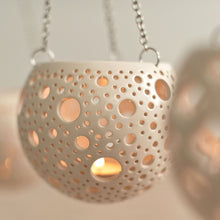 Load image into Gallery viewer, Hanging Ceramic Candle Holder / Planter - Candle holders - CozyHomeIdeas
