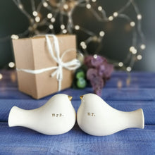 Load image into Gallery viewer, Mr and Mrs Wedding Cake Toppers - Cake Toppers - CozyHomeIdeas
