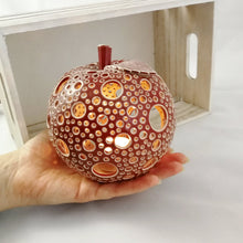 Load image into Gallery viewer, Handmade candle holder is the best wedding gift. Candle holder is made out of ceramic and hand-carved to perfection. Ceramic candle holder will bring coziness to any room in the house. Ceramic candle holder is essential for decorating any household. 
