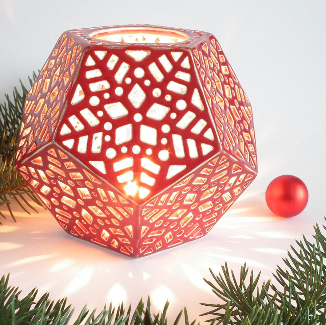 Handmade candle holder is the best Christmas gift. Candle holder is made out of ceramic and hand-carved to perfection. Ceramic candle holder will bring coziness to any room decor. Ceramic candle holder is essential for decorating any household. 