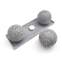 Load image into Gallery viewer, Handmade candle holder is the best wedding gift. Candle holder is made out of ceramic and hand-carved to perfection. Ceramic candle holder will bring coziness to any room in the house. Ceramic candle holder is essential for decorating any household.
